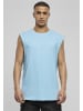 Urban Classics Urban Classics Herren Open Edge Sleeveless Tee in balticblue