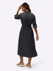 Heine Hemdblusenkleid in black-denim