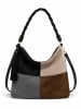 collezione alessandro Schultertasche " Patchwork " in schwarz