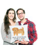 Mr. & Mrs. Panda Sofakissen Hund Flauschig mit Spruch in Weiß