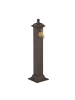 relaxdays Standbrunnen in Dunkelbraun - (B)17 x (H)71 x (T)21 cm