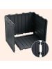 relaxdays Gartenbox in Schwarz - (B)56 x (H)53 x (T)43 cm