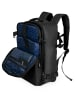 Hauptstadtkoffer BLNBAG M6 - Handgepäck Rucksack, Freigepäck 40x20x25 cm, 20 Liter in Schwarz