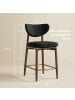 VASAGLE 2er-Set: Barhocker Mazie in Schwarz - (B)51.5 x (H)95.5 x (T)50 cm