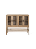 Giner y Colomer Vitrine Mindi Holzvitrine 100 cm x 120 cm x 40 cm