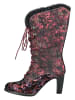 LAURA VITA Stiefel in Schwarz/Pink
