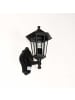 Licht-Erlebnisse Außen Wandlampe (B)17 x (H)39 cm in Schwarz