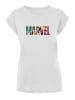 F4NT4STIC T-Shirt Marvel Avengers Logo Character infill in weiß