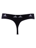 adidas Tanga Thong in Schwarz