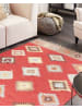 Beliani Kelim LORUT in Bunt/Rot/Braun - (W) 160 x (L) 230 cm