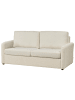 Beliani Schlafsofa BENNAS in Beige/Schwarz - (W) 174 x (H) 87 x (L) 84 cm
