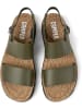 Camper Riemchensandalen " Oruga " in Dunkelgrün