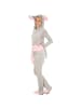 tectake Ratte, auch Nagetierfigur, in grau, Gr. XL, Aus weichem Nickistoff