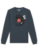wat? Apparel Sweatshirt Schallplatte in India Ink Grey