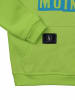 SCHIETWETTER Kinder Kapuzenpullover "Ja Moin" in lime/azuro