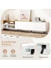 COSTWAY TV-Schrank für Fernseher 80 Zoll 181 cm in Weiß