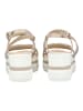 Nero Giardini Sandalen in Beige/Weiß