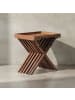 KADIMA DESIGN Beistelltisch | Sheesham, Massivholz, Klappbar, Serviertablett