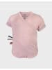OrganicEra Baby Wickel-Kurzarmbody in Rose Melange