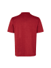 IDENTITY Polo Shirt active in Dunkel rot meliert