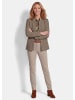 GOLDNER Kurzgröße:  Jacke im Bouclé-Look in camel / gemustert