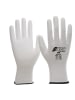 BASIL 6200 PU Feinstrickhandschuh  6 - Weiß, Nylon, PU-Beschichtung, EN