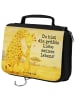 Mr. & Mrs. Panda Make-Up Tasche Giraffe Kind Design mit Spruch in Weiß