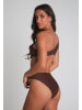 Moda Minx Bikinihose Irregular Hoop in Brown