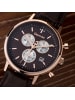 Gigandet Quarzuhr Chronograph "CLASSICO" in Braun/Rosegold