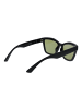 Serengeti Damen Sonnenbrillen Katzenauge Schwarz