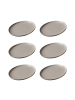 Ritzenhoff & Breker 6er Set Dessertteller Jasper ø 19.0 cm in Grau
