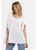 VIRITA Women Poncho in Weiss Pink