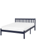 Beliani Doppelbett FLORAC in Blau - (W) 147 x (H) 70 x (L) 208 cm