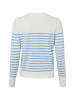 s.Oliver Strickpullover in weiß hellblau - 0001