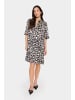 SAINT TROPEZ Kleid SafinaSZ Gerade Passform in Soft Regular Leopard