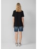 QS T-Shirt in 99D0_schwarz