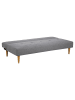 ebuy24 Schlafsofa Lucca Grau 180 x 86 cm