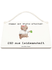 Mr. & Mrs. Panda Deko Schild ZeichenO Leidenschaft mit Spruch in Weiß
