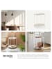tectake Beistelltisch Oxford 45,5 x 45,5 x 53 cm, creme