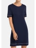 Hanro Nachthemd Kurzarm Natural Comfort in Deep navy