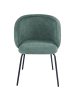 Beliani 2er-Set Esszimmerstuhl SARASOTA in Grün/Schwarz