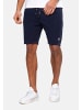 Threadbare Sweatshorts Ottoman in blau-schwarz