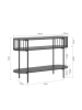 SoBuy Konsole in Schwarz - (W) 39 x (H) 76 x (L) 110 cm