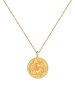 Elli Halskette 925 Sterling Silber Sternzeichen, Sternzeichen - Fische in Gold