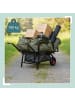 relaxdays Angelwagen-Transportwagen "2-Rad" in Schwarz - (B)145 x (H)65 x (T)55 cm