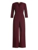 CARTOON Jumpsuit mit weitem Bein in Dark Aubergine