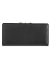 DuDu Geldbörse RFID Schutz Leder 19.5 cm schwarz rose
