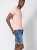 KOROSHI Basic Kurzarm-T-Shirt in ROSA PASTELL / PASTELLROSA