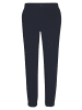 John Devin Stoffhose in navy