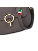 Florence Florence Umhängetasche Leder grau ca. 23cm